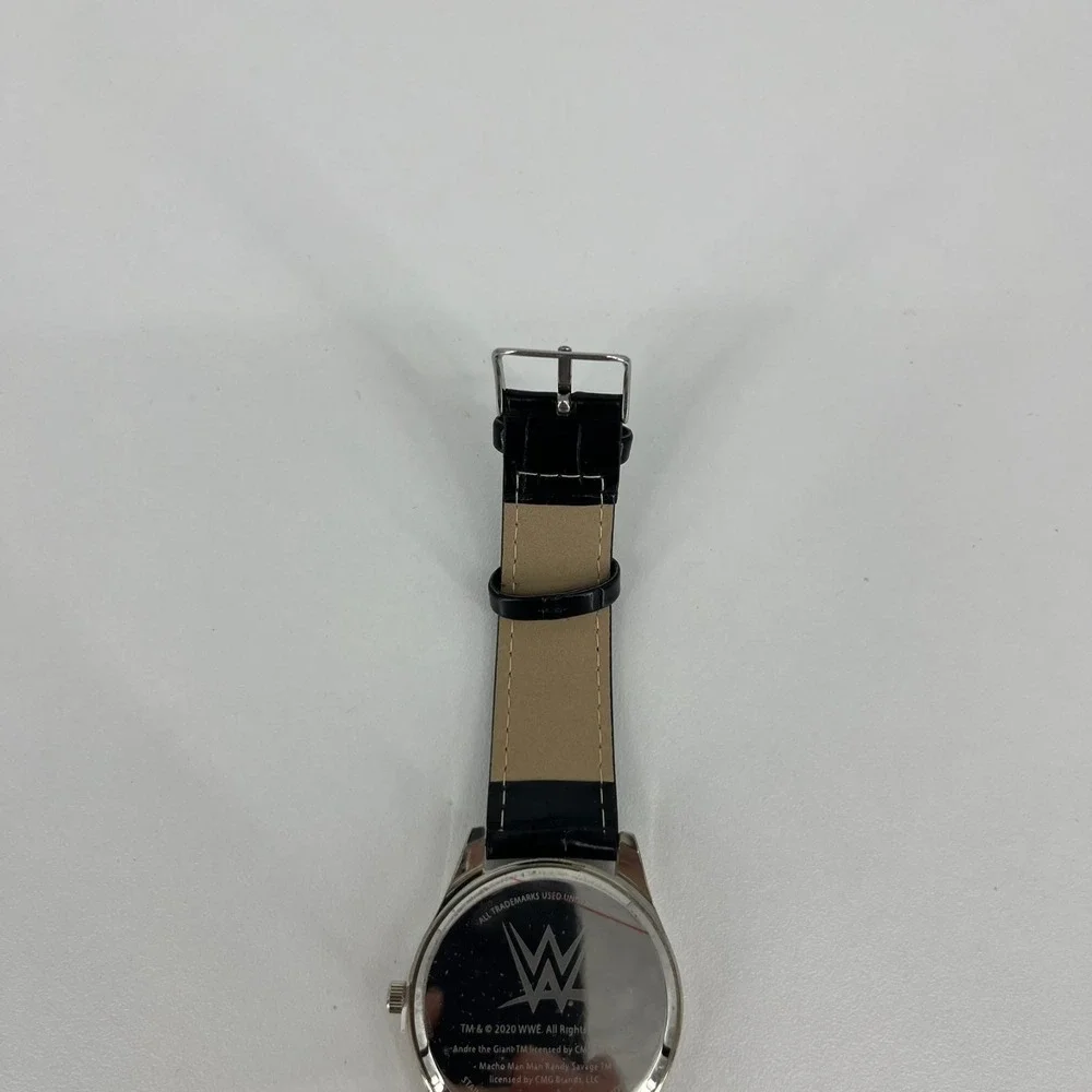 WWE Becky Lynch The Man Watch‎ Men's Size Black Leather Band Game Time New